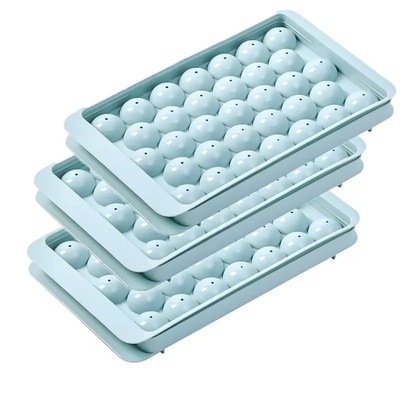 Mini Kreis Eiswürfel-Träger PP Kunststoff Runde Eiskugel Maker Form für Gefrierschrank