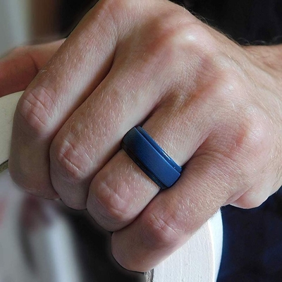 Verarbeitungsservice Formen OEM Bap-frei ungiftiges Silikon Hochzeitsring für Männer