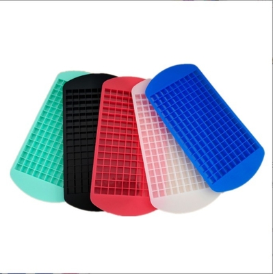 Vorratene Silikon Mini-Eiswürfel Tray für Lebensmittel Grade 160 Hohlraum Kleine Quadrat Eismaschine