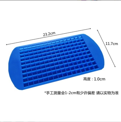 Vorratene Silikon Mini-Eiswürfel Tray für Lebensmittel Grade 160 Hohlraum Kleine Quadrat Eismaschine