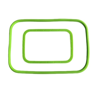 Maßgeschneiderte Quadrat Lunch Box Silicone Siegelring für gehärtet Glas Schüssel und Frischbox