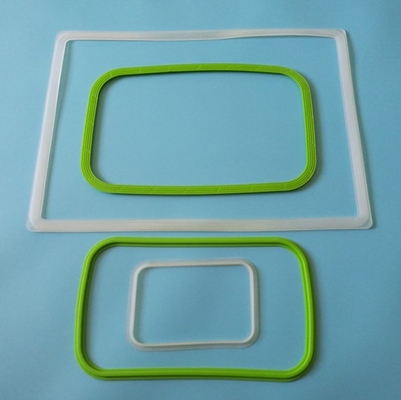 Maßgeschneiderte Quadrat Lunch Box Silicone Siegelring für gehärtet Glas Schüssel und Frischbox