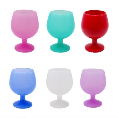 Kreative Einweg-Silicone-Weinkuppe für Outdoor-Camping