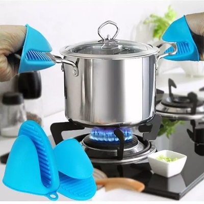 Nahrungsmittel Silikon Ofen Mitt Hitzebeständige Mini Topfhalter zum Backen Kochzubehör