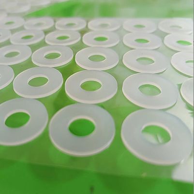 Schnittverarbeitungsservice Maßgeschneiderte Silikonverschlüsse Flachwaschmaschinen Gummiverschlussringe