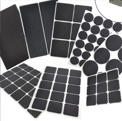 Nicht rutschfähiges EVA-Tischbein Beruhigendes Möbelschutzpad Custom Die Cut Schwarzes Tischklebstoff