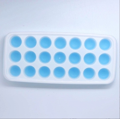 Eiswerkzeuge Typ Eismaschinen BPA-frei 14 Hohlraum Silikon-Eisform mit Abdeckung