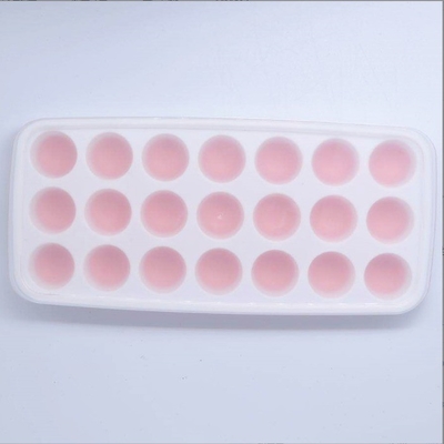 Eiswerkzeuge Typ Eismaschinen BPA-frei 14 Hohlraum Silikon-Eisform mit Abdeckung