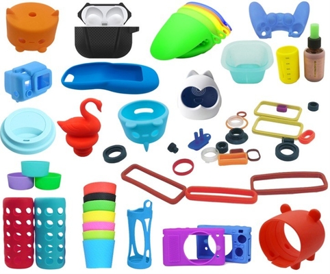 Zusammengefasste Silicone-Formteile für Amazon Custom Design OEM/ODM Silicone-Kautschukprodukte