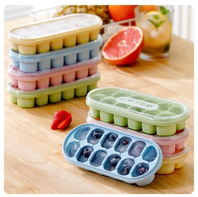 Lebensmittelqualität Silikon-Eiswürfel-Formen für die Lagerung in Kühlschränken mit großer Kapazität