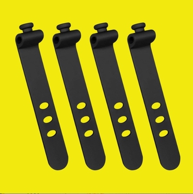 MVQ Custom Moulding Silicone Gummi geformtes Teil für multifunktionales verstellbares Kabelband