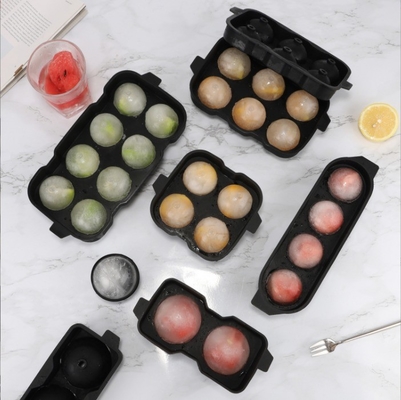 Warm gelagert, leicht freisetzbar Whiskey Silicone Eis wiederverwendbar Kugelkubel-Tray Eisform Eisball-Hersteller