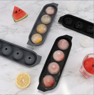 Warm gelagert, leicht freisetzbar Whiskey Silicone Eis wiederverwendbar Kugelkubel-Tray Eisform Eisball-Hersteller