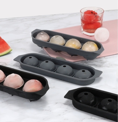 Warm gelagert, leicht freisetzbar Whiskey Silicone Eis wiederverwendbar Kugelkubel-Tray Eisform Eisball-Hersteller