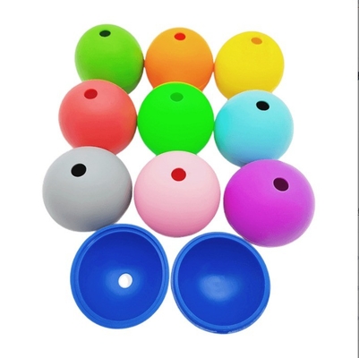 Eiscreme-Hersteller S M L 5 6 7 cm Silikon Hockeyball Druckbares Logo Einzelloch