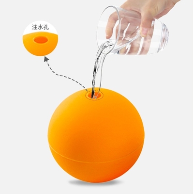 S M L Größe Silikon-Eiskugel für nachhaltigen Whisky Einloch-Design druckbares Logo
