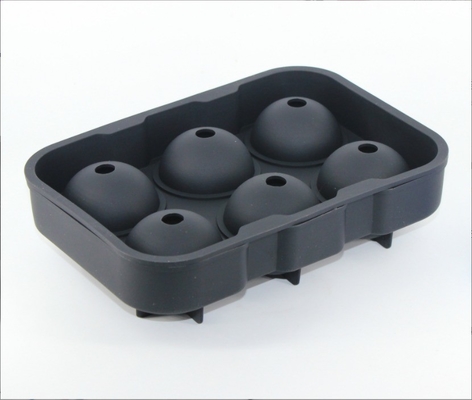 Silikon 6-Loch-Runde-Eiswürfel-Form für nachhaltige und vielseitige Eiswerkzeuge