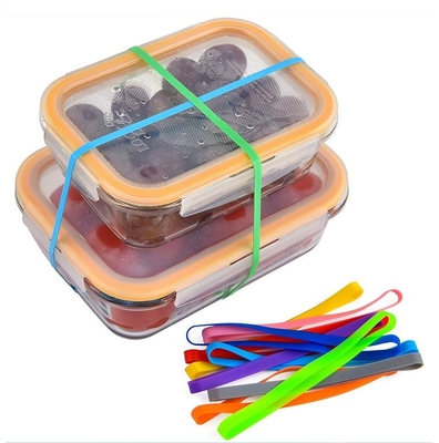 Elastische Silikon Gummi Wicklung Gürtel für Lunchbox Farbige Schneidedienst Bindung