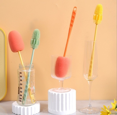 TPR PP Silicone Flaschenreinigungsbürste zum Waschen von Babyflaschen
