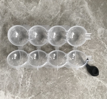 DIY Silikon-Eismaschine Whiskey Eishockey Vier-Loch-Form Runde Plastik-Eiskugel-Form