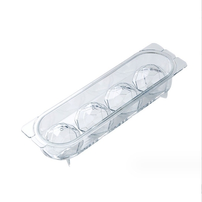 Ball Eis Box 4 Stück PET Kunststoff Lebensmittelqualität Fancy Eiswürfel Tabelle für Küchenzubehör