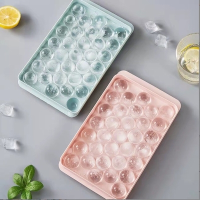 Kleine Eiskugel-Hersteller Form Drei Größen Umweltschonende Lebensmittelqualität Silikon-Eiswürfel-Tray