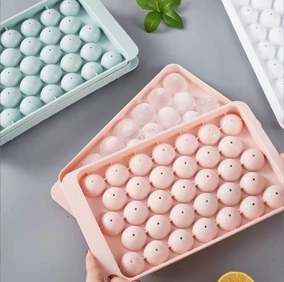 Kleine Eiskugel-Hersteller Form Drei Größen Umweltschonende Lebensmittelqualität Silikon-Eiswürfel-Tray