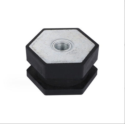Kautschuk und Metall Hexagonal Motor Stoßdämpfer Fuß für pneumatische Puffer