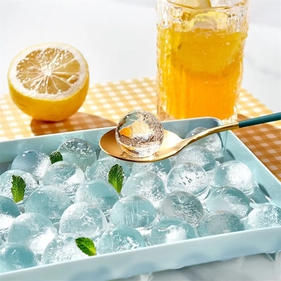 Mini Kreis Eiswürfel-Träger PP Kunststoff Runde Eiskugel Maker Form für Gefrierschrank