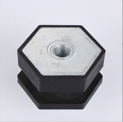 Kautschuk und Metall Hexagonal Motor Stoßdämpfer Fuß für pneumatische Puffer