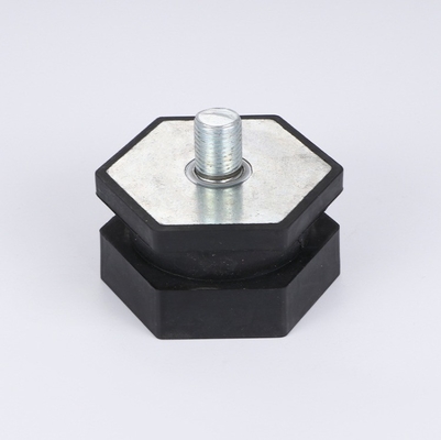 Kautschuk und Metall Hexagonal Motor Stoßdämpfer Fuß für pneumatische Puffer
