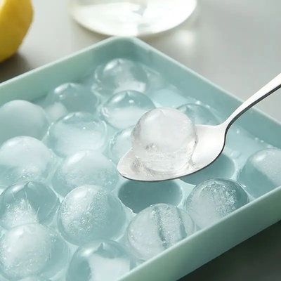 Mini Kreis Eiswürfel-Träger PP Kunststoff Runde Eiskugel Maker Form für Gefrierschrank