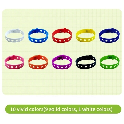 Silikonband Handgelenksgürtel Schuhe Armband Silikon Charms Armbänder für die Herstellung