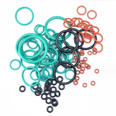 Farbenfrohe NBR EPDM VMQ FKM Anpassungsfähige Silikon Gummi O-Ringe mit Formdienst