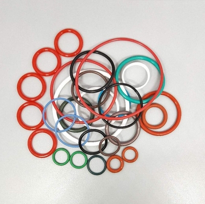 Farbenfrohe NBR EPDM VMQ FKM Anpassungsfähige Silikon Gummi O-Ringe mit Formdienst