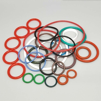 Farbenfrohe NBR EPDM VMQ FKM Anpassungsfähige Silikon Gummi O-Ringe mit Formdienst