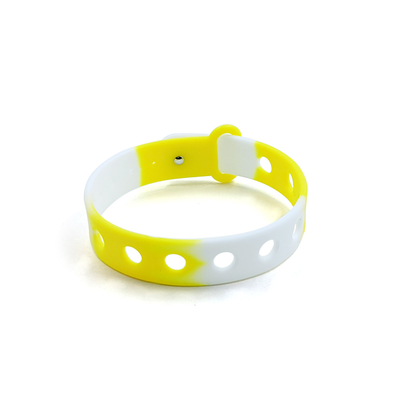 Mehrfarbiges Silikon-Armband für Kinder mit Löchern