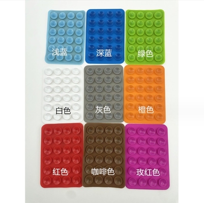 Silikon 24 Anti-Slip Silikon benutzerdefinierte Klebstoff-Saugbecher Pads für Handy-Halter