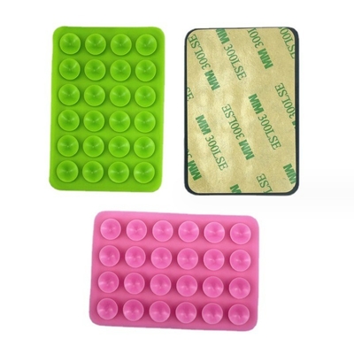 Silikon 24 Anti-Slip Silikon benutzerdefinierte Klebstoff-Saugbecher Pads für Handy-Halter