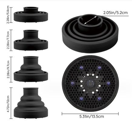 Faltbarer Silikon-Haardiffusor zur Formverarbeitung von perfekt definierten Locken