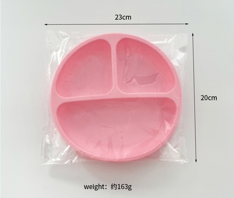 Silikon Kinder Tischgeschirr Teller mit Saugbecher Dinnerware Typ Teller Produktion