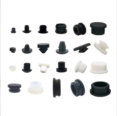 Feste Silicone-Gummi-Steck-/Stopper-Dichtungsteile in verschiedenen Größen und OEM-Anpassung