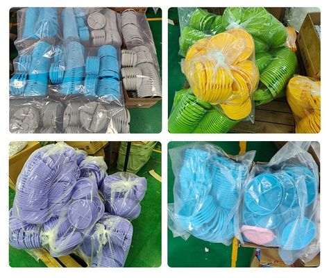 Baby-Tischgeschirr BPA-frei leichte weiche Silikonplatte mit Saugdesign