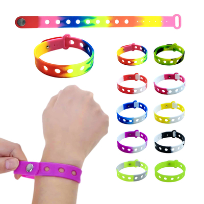 Silikonverarbeitungsdesign Verstellbarer Charme Armband Armbänder für Veranstaltungen