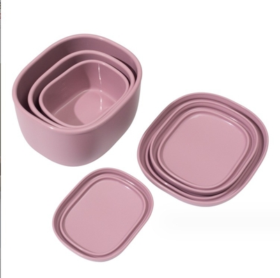 3 Stück/Set, benutzerdefiniertes tragbares Bento-Lunch-Box-Set mit Mikrowellen-Lebensmittelbehälter