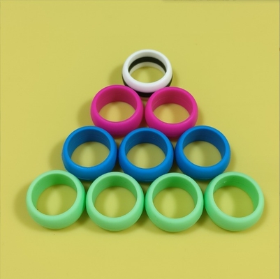 18mm Silikon-Hochzeitsring geeignet für Männer und Frauen farbenfrohes Design