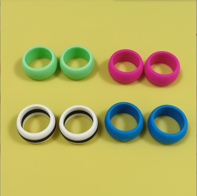 18mm Silikon-Hochzeitsring geeignet für Männer und Frauen farbenfrohes Design