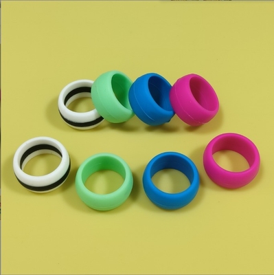 18mm Silikon-Hochzeitsring geeignet für Männer und Frauen farbenfrohes Design