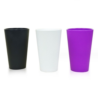 Silikonbecher für Lebensmittel mit Griff für Reise Camp Custom Logo BPA-frei Trinkbecher
