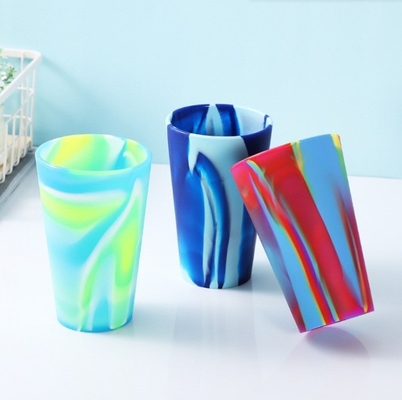 Tassen Schüsseln Getränke-Typ Unzerbrechliche Silikon-Tumbler für wiederverwendbare Baby BPA-frei